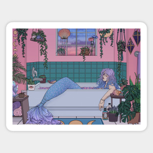 Aesthetic Sticker - Urban Mermaid by amidstsilence